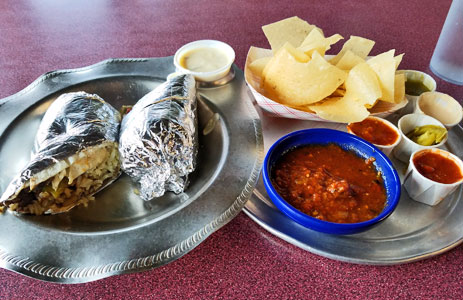 calaveras veggie burrito