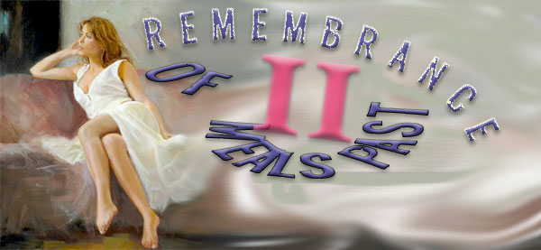 remembrance of meals past II
